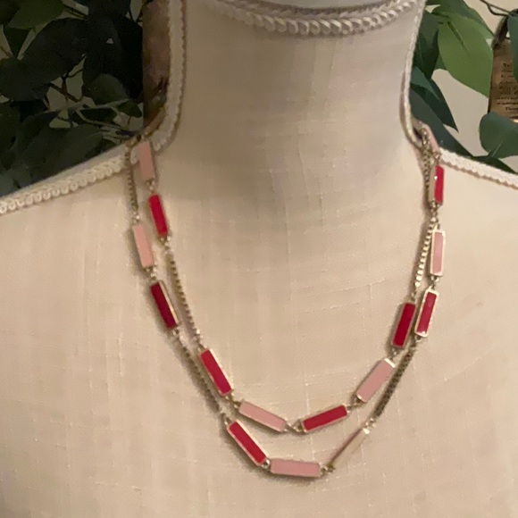 Talbots Enamel Pink Necklace - Picture 4 of 6